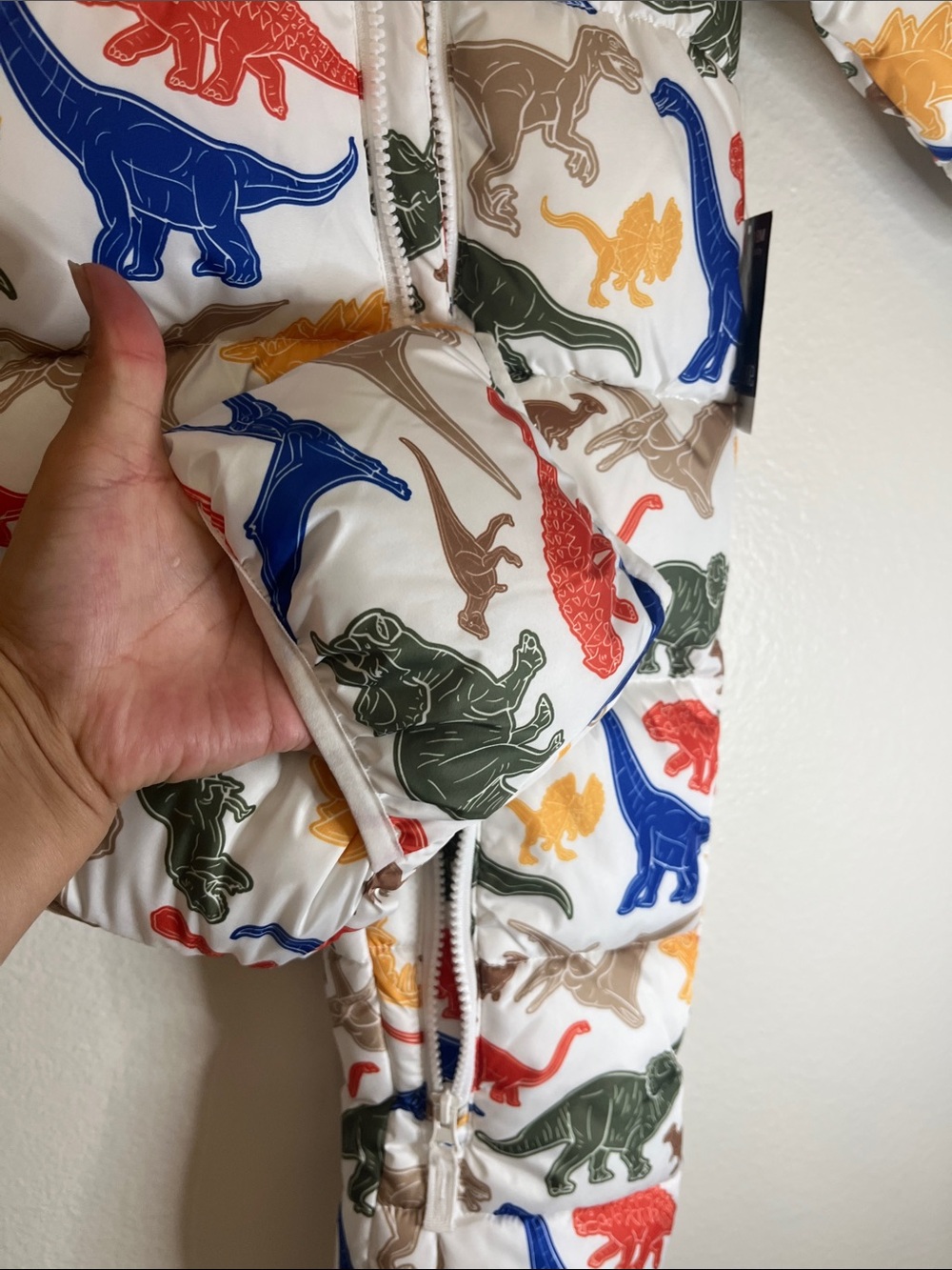 Okie Dokie Baby Boys Long Sleeve Pram Dinosaur print 18month - Picture 10 of 15